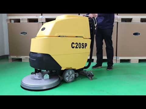 Walk Behind 20 Battery Floor Scrubber With Traction Drive C20SP